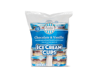 Sundae Shoppe Chocolate & Vanilla Ice Cream Cups