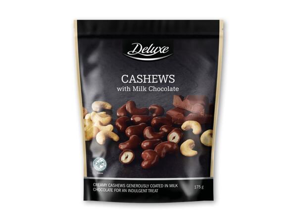 DELUXE Nødder med chokolade