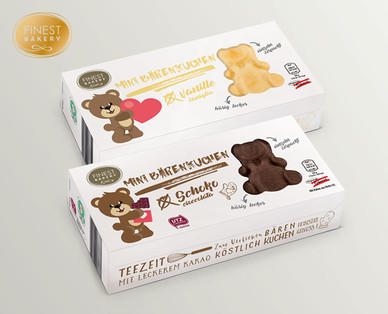 FINEST BAKERY Mini-Bärenkuchen