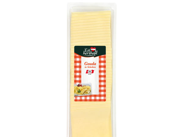 ECHT HERZHAFT Gouda in Scheiben