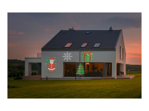Livarno Home Multi-Season LED Light Projector with Interchangable Designs