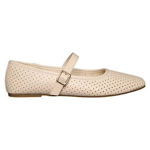 Ladies Flats - Beige, 8