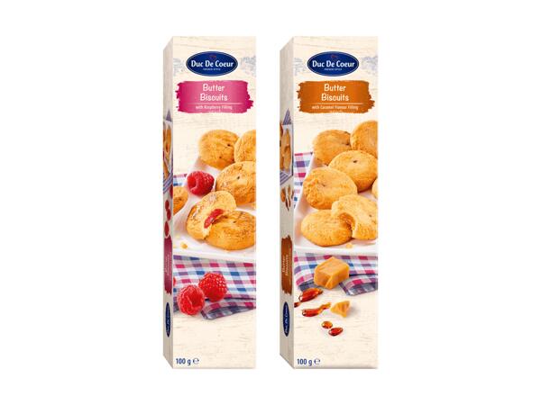 Gefülltes Buttergebäck