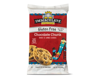 Immaculate Gluten Free Chocolate Chunk or Fudge Brownie Cookie Dough