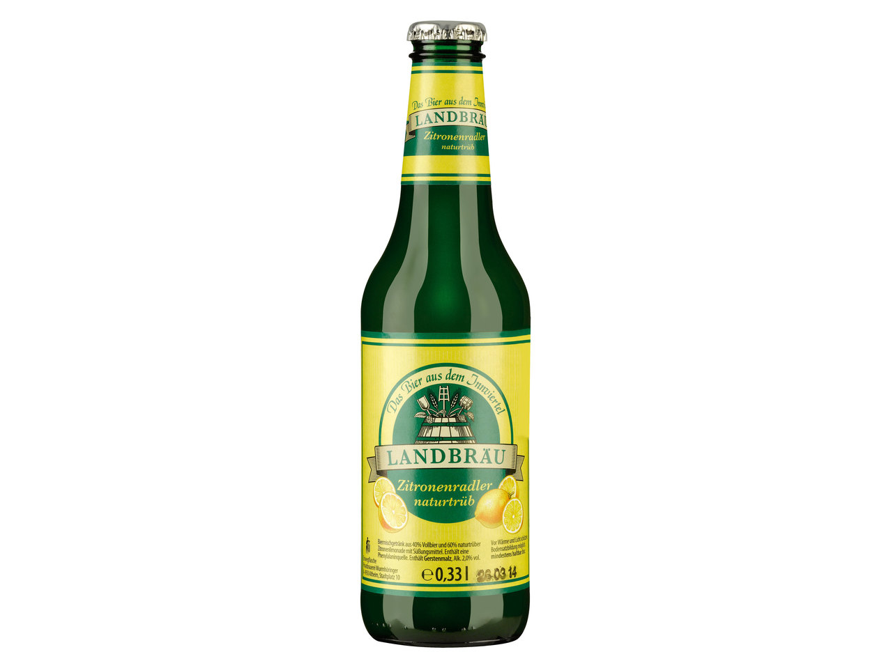 LANDBRÄU Zitronenradler naturtrüb