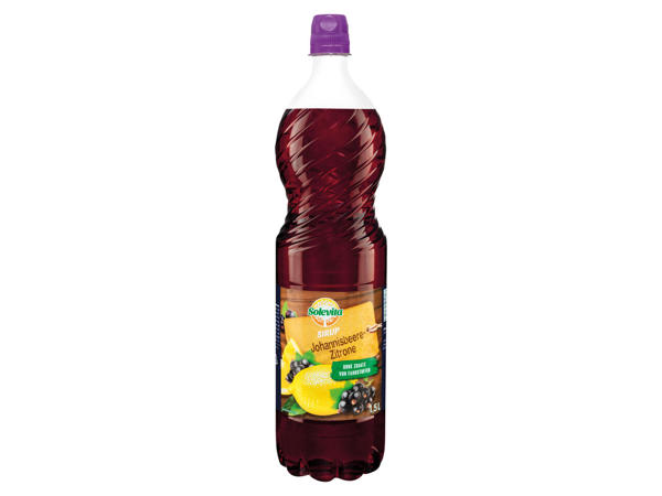 SOLEVITA Fruchtsirup Johannisbeer-Zitrone