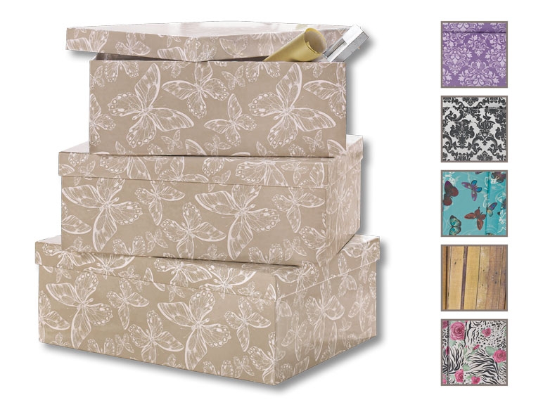 Set scatole, 3 pezzi