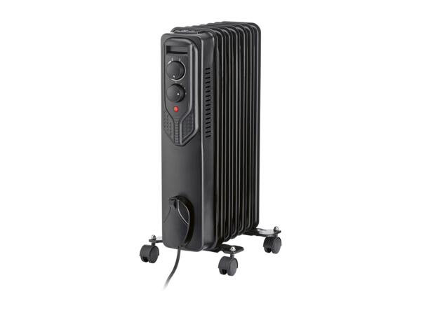 Silvercrest Oil-Filled Radiator - Black