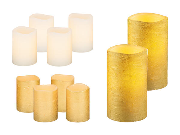 Bougies à LED en cire véritable