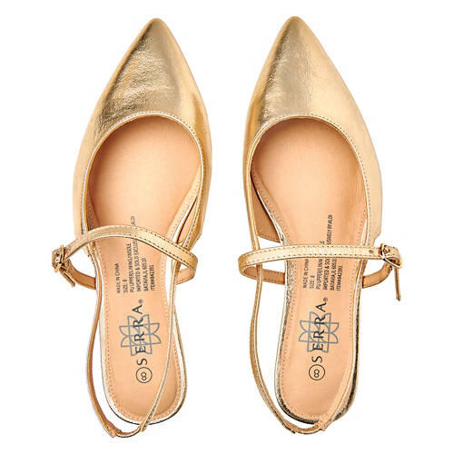 Ladies Flats - Gold, 8
