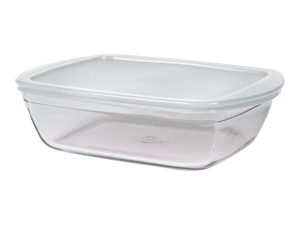 Pyrex Glass Food Storage Containers - Set of 2 - White
