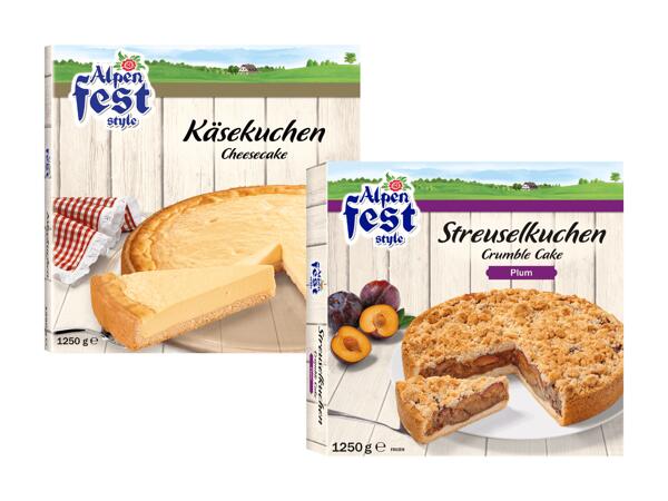 Käse- oder Streuselkuchen