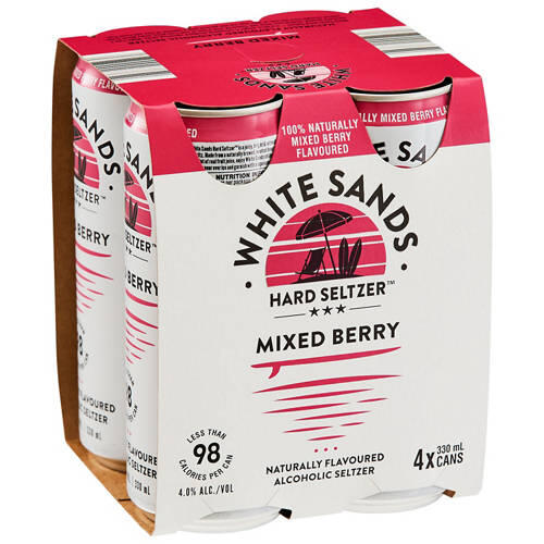 Hard Seltzer Berry 4 Pack 330ml