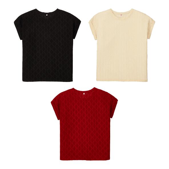 UP2Fashion(R) 				Jacquard t-shirt