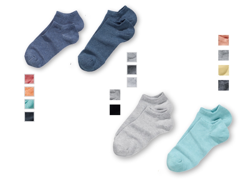 ESMARA/LIVERGY Ladies' and Men's Trainer Socks