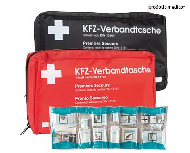 ACTIVE MED KIT DI PRIMO SOCCORSO PER AUTO