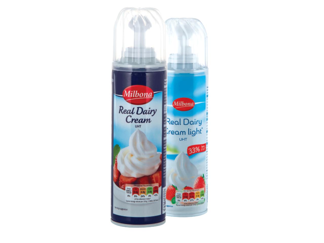 MILBONA(R) Real Dairy Cream