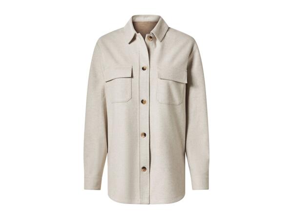Esmara Ladies' Beige Fleece Overshirt