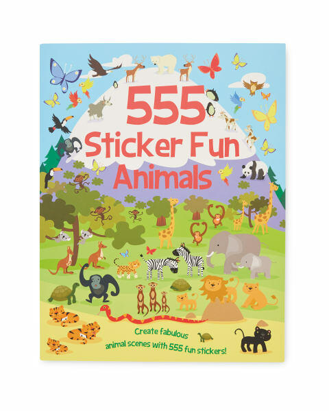 555 Animals Sticker Fun Book