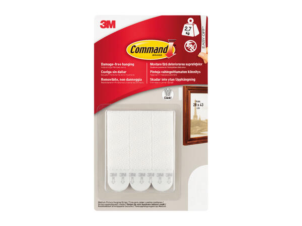 3M Command Hooks or Strips