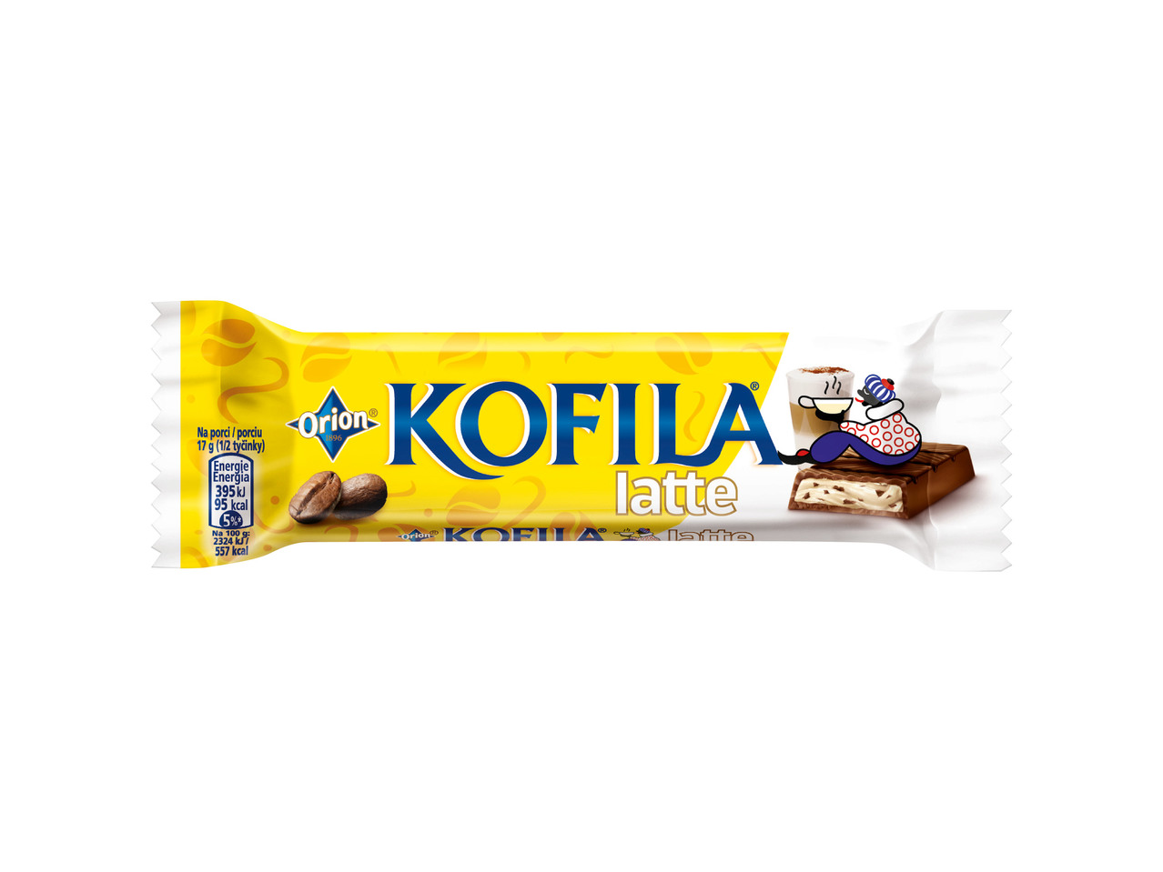 JAHODY V ČOKOLÁDĚ / KOFILA LATTE / KAŠTANY BÍLÉ / KAŠTANY EXTRA HOŘKÉ