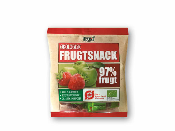 Økologiske frugtsnacks