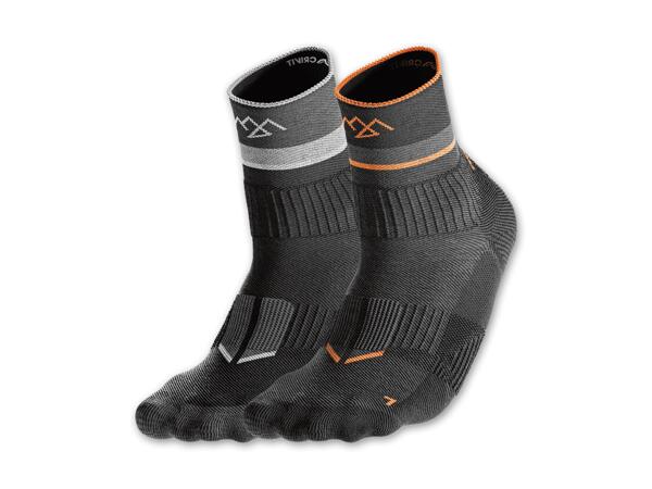 Damen/Herren Outdoorsocken, 2 Paar