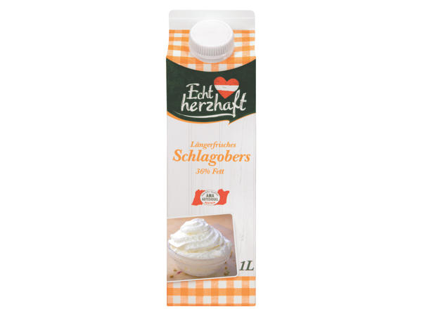 ECHT HERZHAFT Längerfrisches Schlagobers
