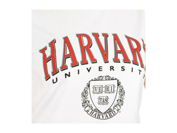 Ladies' White Harvard T-Shirt