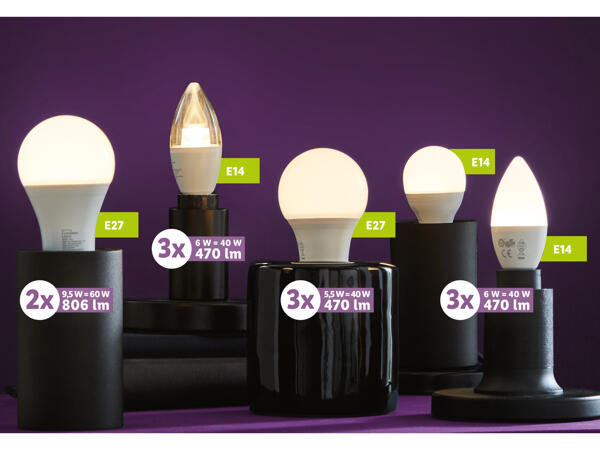 LED-Lampe, 2 oder 3 Stück