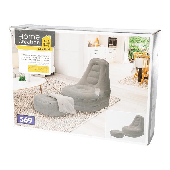HOME CREATION LIVING(R) Ensemble lounge gonflable