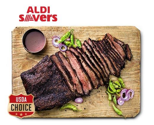 Morton's of Omaha 
 Fresh USDA Choice Beef Brisket Salt & Pepper or Texas BBQ