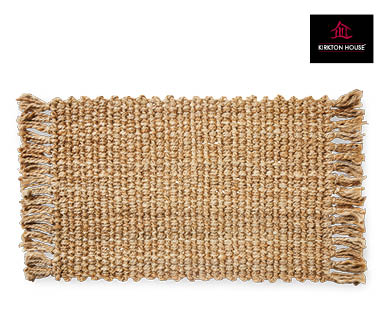 Luxury Fringed Jute Decorator Mat