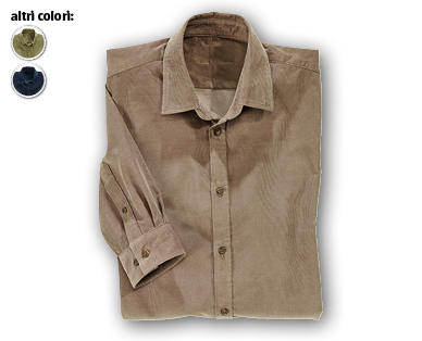 WATSON'S Camicia in velluto a coste