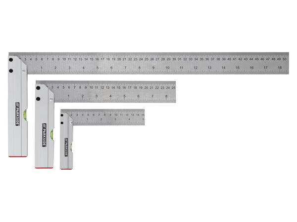 Try Square Set, Ruler and Level with Handle or Saw Angle Guide