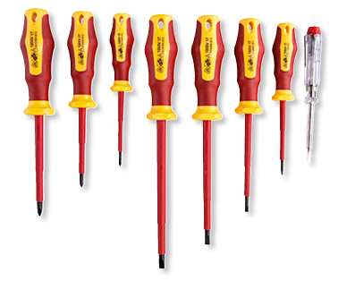 Lot de tournevis VDE, 8 pièces WORKZONE(R)