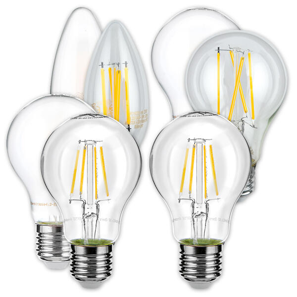 LED-Filament-Leuchtmittel-Set 320°