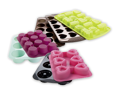 Mini-moules en silicone, 2 ou 3 pièces CROFTON(R)