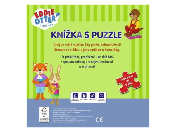 Dětská kniha s puzzle
