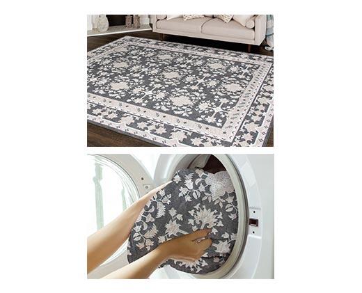 Huntington Home 7' 6" x 9' 10" Oversized Washable Rug