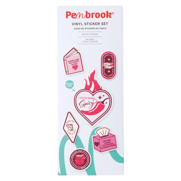 Pembrook BookTok Vinyl Stickers