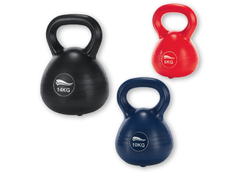 CRIVIT(R) 6/10/14Kg Kettlebell