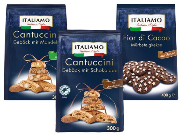 Mürbeteigkekse oder Cantuccini