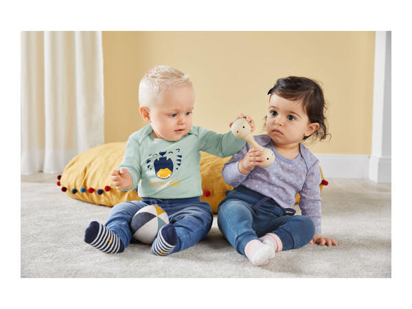 Lupilu Baby Long-Sleeve Bodysuits