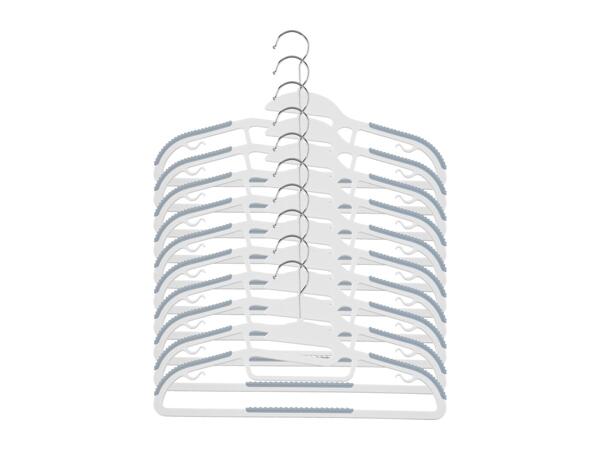 Livarno Home White Coat Hangers - 10 Pack