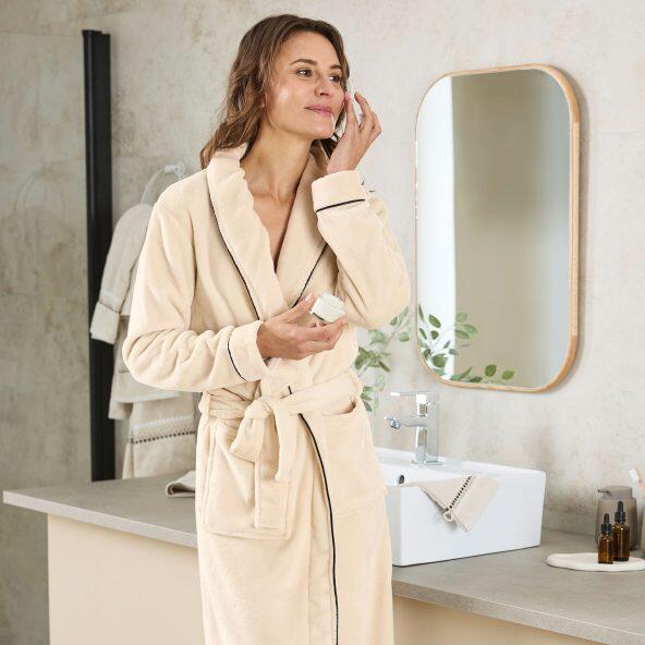 UP2Fashion(R) Peignoir de bain en polaire