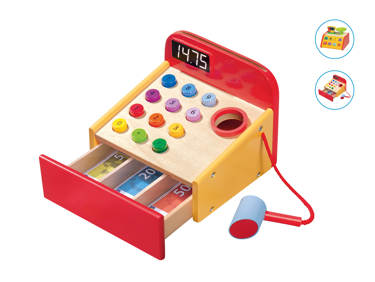 Playtive Junior Wooden Toy Scales or Till1