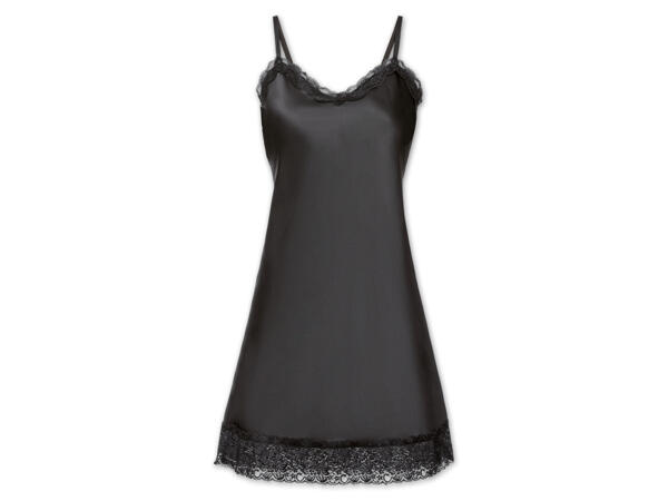 Damen Satin-Nachthemd