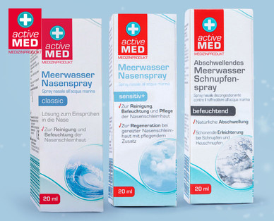 ACTIVE MED Meerwasser Nasen-/Schnupfenspray