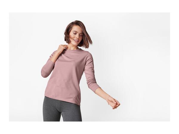 Esmara Ladies' Pink Thermal Long-Sleeve Top